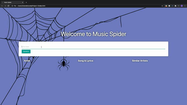 Music Spider